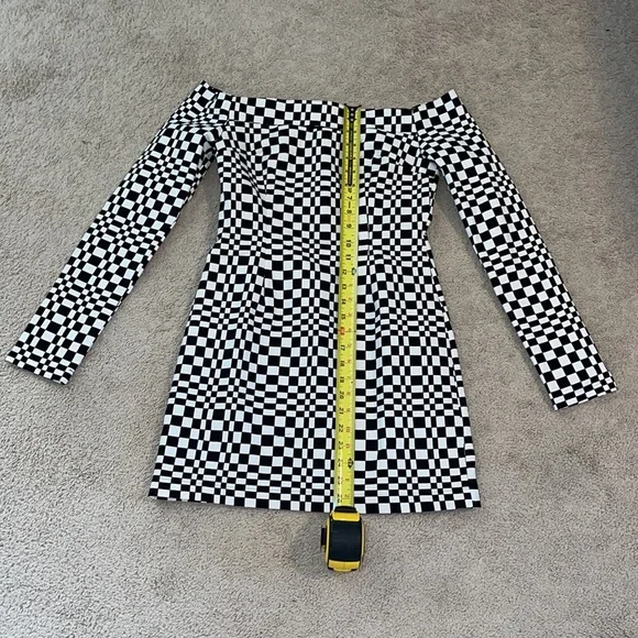 NEW!! Zara black and white plaid dress 👗 - Picture 7 of 13